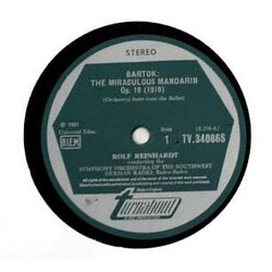 Béla Bartók The Miraculous Mandarin / The Wooden Prince Vinyl LP USED