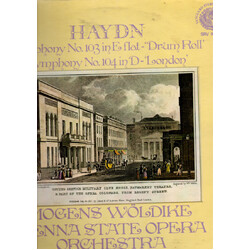 Joseph Haydn / Mogens Wöldike / Orchester Der Wiener Staatsoper Drum Roll - Symphony No. 103 In E Flat / London - Symphony No. 104 In D Vinyl LP USED