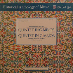 Wolfgang Amadeus Mozart / The Griller String Quartet / William Primrose Quintet In G Minor K. 516 / Quintet In C Major K. 515 Vinyl LP USED