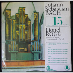 Johann Sebastian Bach / Lionel Rogg 6 Preludes & Fugues From Bach's Earlier Years Vinyl LP USED