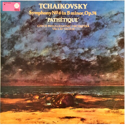Pyotr Ilyich Tchaikovsky / The Czech Philharmonic Orchestra / Václav Talich Symphony No. 6 In B Minor, Op. 74 'Pathétique' Vinyl LP USED
