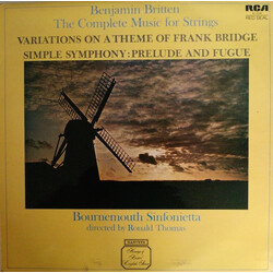 Bournemouth Sinfonietta Benjamin Britten The Complete Music For Strings Vinyl LP USED