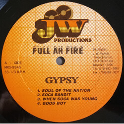 Gypsy Full Ah Fire Vinyl LP USED