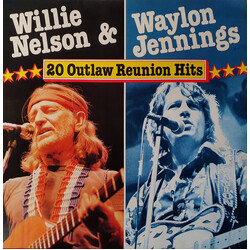 Waylon Jennings & Willie Nelson 20 Outlaw Reunion Hits Vinyl LP USED