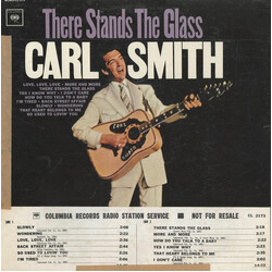 Carl Smith (3) There Stands The Glass Vinyl LP USED