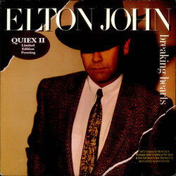 Elton John Breaking Hearts Vinyl LP USED