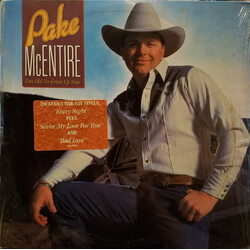 Pake McEntire Too Old To Grow Up Now Vinyl LP USED