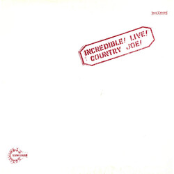 Country Joe McDonald Incredible! Live! Vinyl LP USED