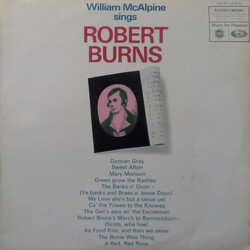 William McAlpine The Songs Of Robert Burns Vinyl LP USED