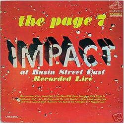 The Page 7 Impact At Basin Street East Vinyl LP USED