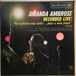 Amanda Ambrose Amanda Ambrose Recorded Live! Vinyl LP USED