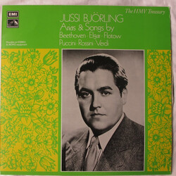 Jussi Björling Arias And Songs By Beethoven, Elgar, Flotow, Puccini, Rossini, Verdi Vinyl LP USED