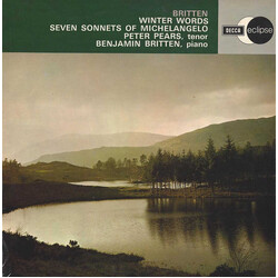 Benjamin Britten / Peter Pears / Benjamin Britten Winter Words / Seven Sonnets Of Michelangelo Vinyl LP USED