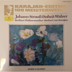 Berliner Philharmoniker / Herbert von Karajan Karajan-Edition 100 Meisterwerke - Johann Strauss (Sohn): Walzer Vinyl LP USED