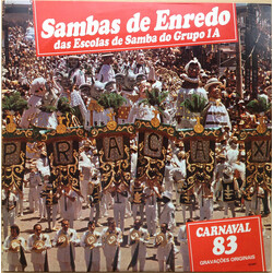 Various Sambas De Enredo Das Escolas De Samba Do Grupo 1A - Carnaval 83 Vinyl LP USED