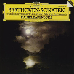 Ludwig Van Beethoven / Daniel Barenboim Sonaten »Mondschein = Moonlight = Clair De Lune • Pathétique • Appassionata« Vinyl LP USED