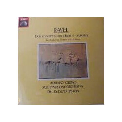 Maurice Ravel / Adriano Jordão / MIT Symphony Orchestra / David Epstein Dois Concertos Para Piano E Orquestra Vinyl LP USED