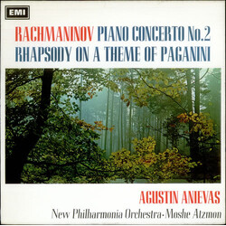 Sergei Vasilyevich Rachmaninoff / Agustin Anievas / New Philharmonia Orchestra Piano Concerto No.2 - Rhapsody On A Theme Of Paganini Vinyl LP USED