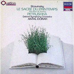 Igor Stravinsky / Detroit Symphony Orchestra / Antal Dorati Le Sacre Du Printemps / Petrushka Vinyl LP USED