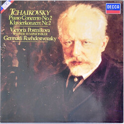 Pyotr Ilyich Tchaikovsky / Victoria Postnikova / Wiener Symphoniker / Gennadi Rozhdestvensky Piano Concerto Nos. 2 Vinyl LP USED