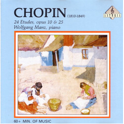 Frédéric Chopin / Wolfgang Manz 24 Etudes, Opus 10 & 25 CD USED