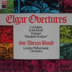 Sir Edward Elgar / Sir Adrian Boult / The London Philharmonic Orchestra Elgar Overtures Vinyl LP USED