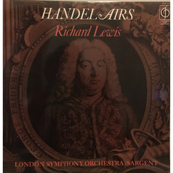 Richard Lewis (3) / Georg Friedrich Händel / The London Symphony Orchestra / Sir Malcolm Sargent Handel Airs Sung By Richard Lewis Vinyl LP USED