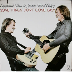 England Dan & John Ford Coley Some Things Don't Come Easy Vinyl LP USED