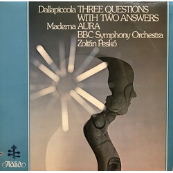 Luigi Dallapiccola / Bruno Maderna / BBC Symphony Orchestra / Zoltán Peskó Three Questions With Two Answers / Aura Vinyl LP USED