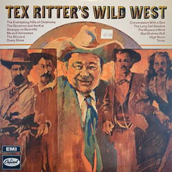 Tex Ritter Wild West Vinyl LP USED