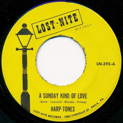 The Harptones A Sunday Kind Of Love / I'll Never Tell Vinyl USED