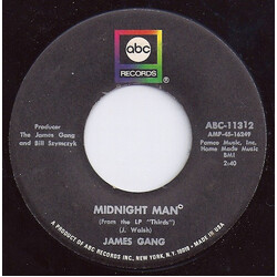James Gang Midnight Man / White Man - Black Man Vinyl USED
