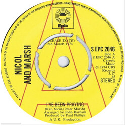 Nicol & Marsh I've Been Praying Vinyl USED