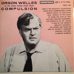 Orson Welles Courtroom Scene From Compulsion Vinyl USED