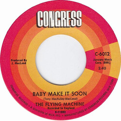 The Flying Machine Baby Make It Soon Vinyl USED