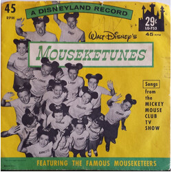 Jimmie Dodd / The Mouseketeers Mouseketunes From Walt Disney's Mickey Mouse Club TV Show Vinyl USED