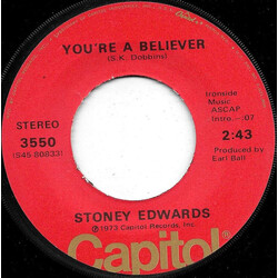 Stoney Edwards You're A Believer Vinyl USED