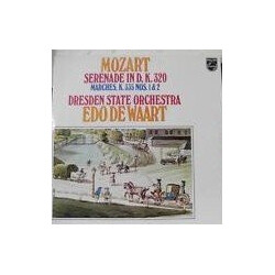 Wolfgang Amadeus Mozart / Staatskapelle Dresden / Edo de Waart Serenade In D, K. 320 / Marches, K. 335 Nos. 1 & 2 Vinyl LP USED