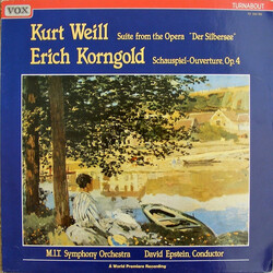 Kurt Weill / Erich Wolfgang Korngold / David Epstein / MIT Symphony Orchestra Suite From The Opera "Der Silbersee" - Schauspiel-Ouverture, Op. 4 Vinyl