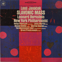 Leoš Janáček / Leonard Bernstein / The New York Philharmonic Orchestra Slavonic Mass Vinyl LP USED