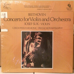 Ludwig van Beethoven / Josef Suk / The Czech Philharmonic Orchestra / Franz Konwitschny Beethoven: Concerto For Violin And Orchestra, Op. 61 Vinyl LP 