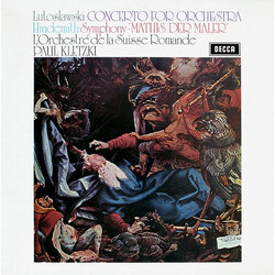 Witold Lutoslawski / Paul Hindemith / L'Orchestre De La Suisse Romande / Paul Kletzki Concerto For Orchestra / Symphony 'Mathis Der Maler' Vinyl LP US