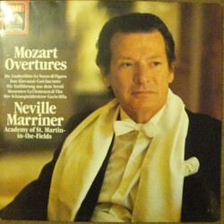 Wolfgang Amadeus Mozart / The Academy Of St. Martin-in-the-Fields / Sir Neville Marriner Overtures Vinyl LP USED
