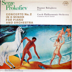 Sergei Prokofiev / Dagmar Baloghová / The Czech Philharmonic Orchestra / Karel Ančerl Concerto No. 2 In G Minor For Piano And Orchestra Vinyl LP USED