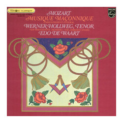 Wolfgang Amadeus Mozart / Werner Hollweg / New Philharmonia Orchestra / The Ambrosian Singers / Edo de Waart Musique Maçonnique (Enregistrement Integr