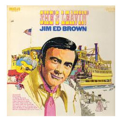 Jim Ed Brown She's Leavin' Vinyl LP USED