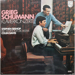 Edvard Grieg / Robert Schumann / Stephen Bishop (3) / BBC Symphony Orchestra / Sir Colin Davis Klavierkonzerte Vinyl LP USED