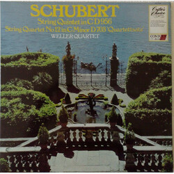 Franz Schubert / Weller-Quartett String Quintet In C D 956, String QuartetNo. 12 In C Minor D 703 "Quartettsatz" Vinyl LP USED