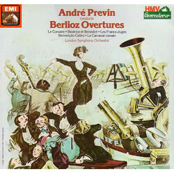 Hector Berlioz / The London Symphony Orchestra / André Previn Berlioz Overtures Vinyl LP USED