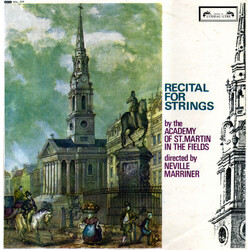 The Academy Of St. Martin-in-the-Fields / Sir Neville Marriner Recital For Strings Vinyl LP USED